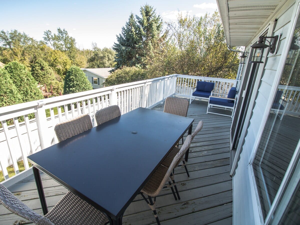 Balcony — view 2 at Harbor on 23rd — Lake Geneva vacation rental