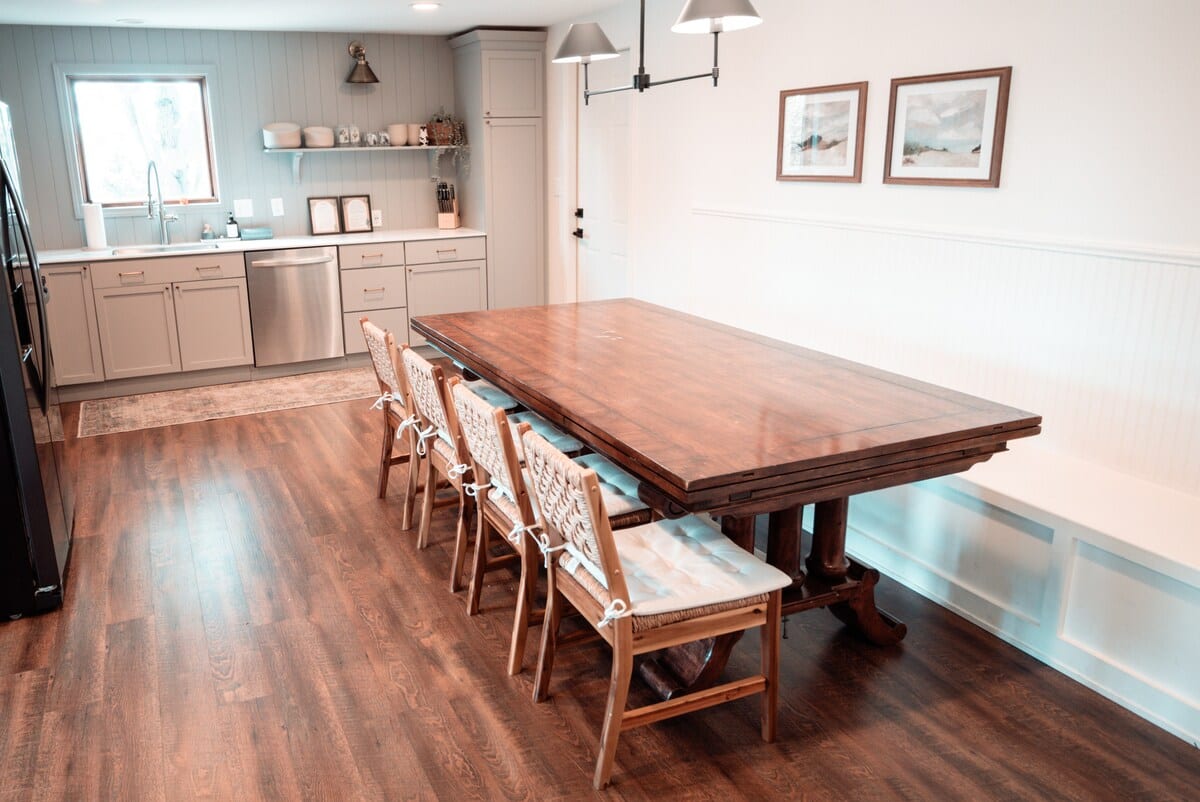 Dining area — view 2 at Harbor on 23rd — Lake Geneva vacation rental